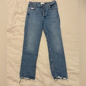 AGOLDE Riley High Rise Crop